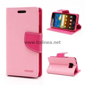 Калъф /book type/ Mercury Samsung Galaxy S2 / i9100 /розов