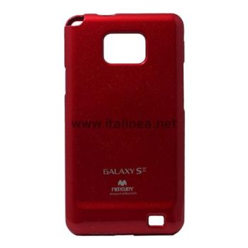 Силиконов калъф Jelly Mercury Samsung i9100 Galaxy S2 - червен
