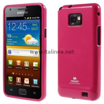Силиконов калъф Jelly Mercury Samsung i9100 Galaxy S2 - розов