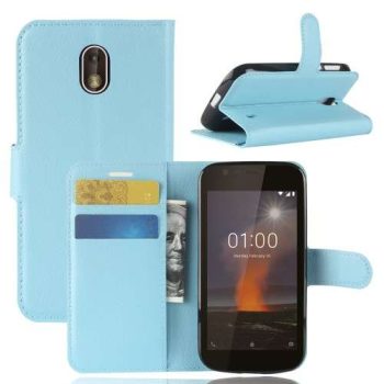Калъф / book type / Nokia 1 - син