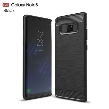Силиконов гръб Carbon Samsung Galaxy Note 8 - черен