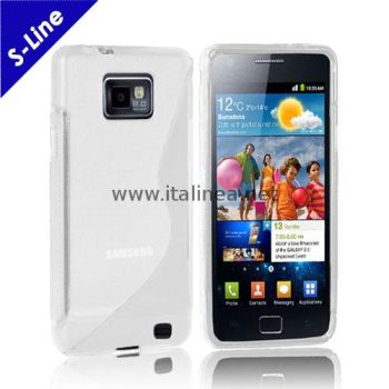 Силиконов TPU S-Line калъф Samsung i9100 Galaxy S2 / бял