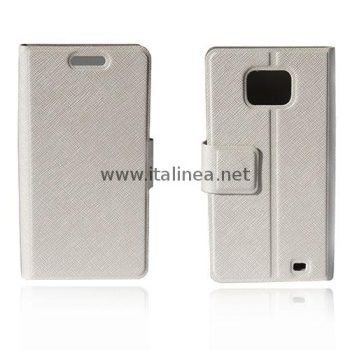 Луксозен калъф Samsung i9100 Galaxy S2 / Book type - бял