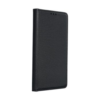 Кожен калъф тефтер / smart book magnet / Motorola Moto E20 / Moto E40 - черен