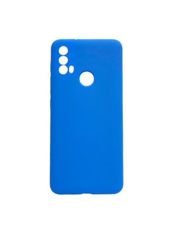 Силиконов калъф гръб TT Silicone Lite Case Motorola Moto E20 / Moto E40 - син