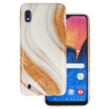 Силиконов калъф гръб Marble Silicone Samsung Galaxy A10 - Design-1