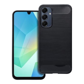 Силиконов калъф гръб Carbon Case Samsung Galaxy A16 - черен